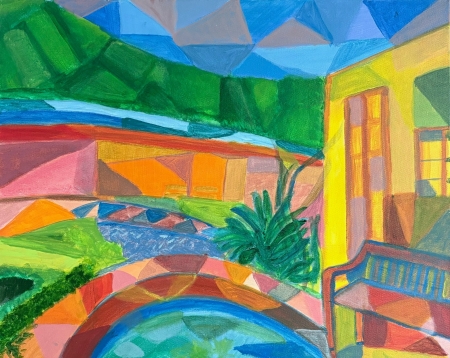 Laguna Gloria by artist Rosalinda Peña